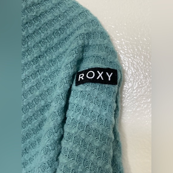 Roxy Sage Waffle Knit Hooded Pullover Sweater! - Picture 7 of 10